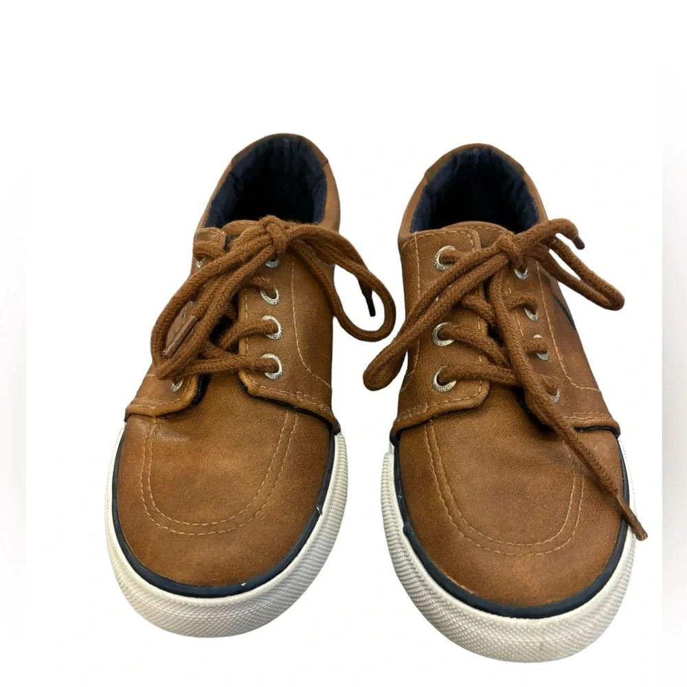 Nautica Boys Brown Lace-Up Shoes Size‎ 12